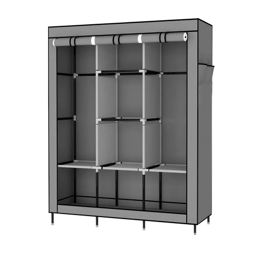 🩶 Studio 707 – Organisateur de garde-robe gris non tissé