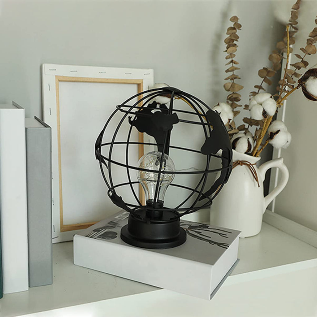 Lampe de bureau en forme globe de terre