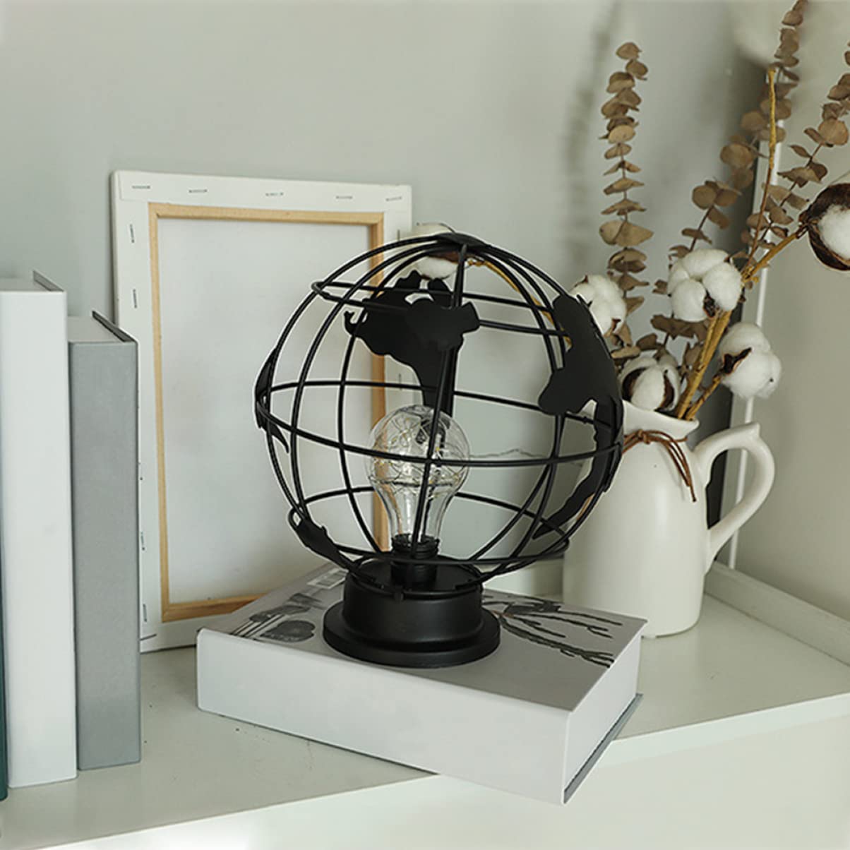 Lampe de bureau en forme globe de terre
