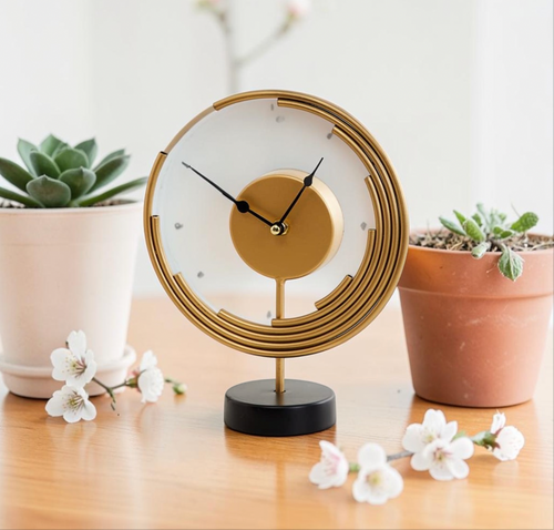 Horloge ornementale de bureau