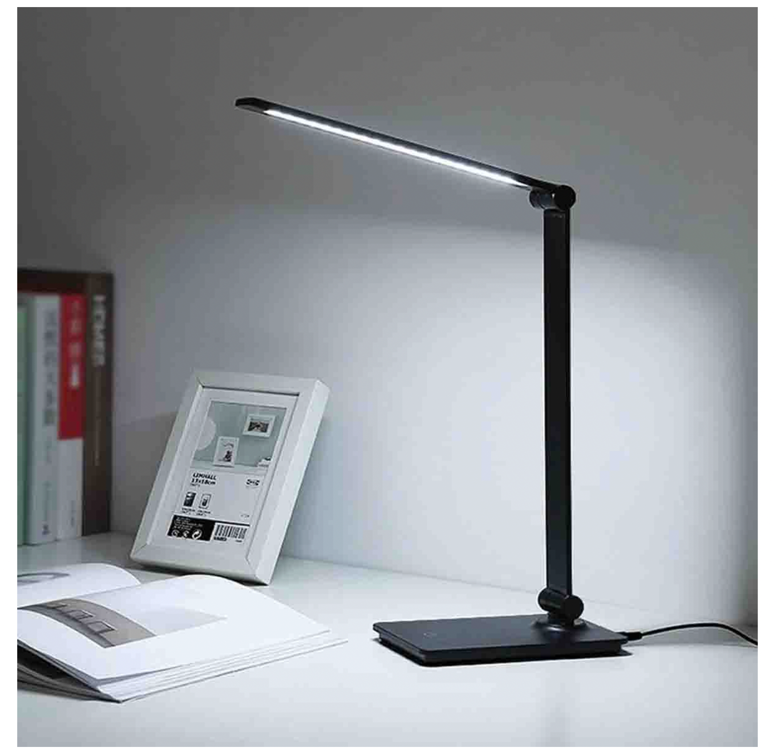 Lampe LED avec chargeur de téléphone sans fil